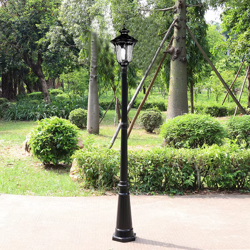(≈2.2M) lampadaire européen, lampe de pelouse de jardin, lampe extérieure étanche, paysage, lampe haute communauté de villa de jardin public