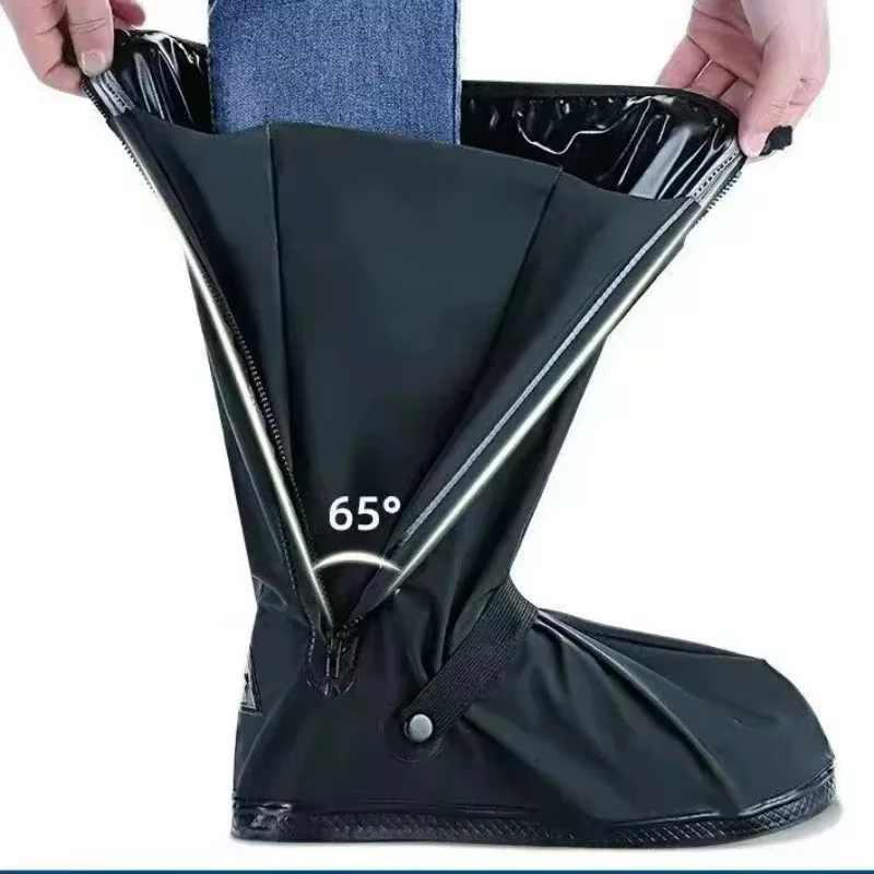 Couvre-chaussures de pluie réutilisables pour moto et vélo