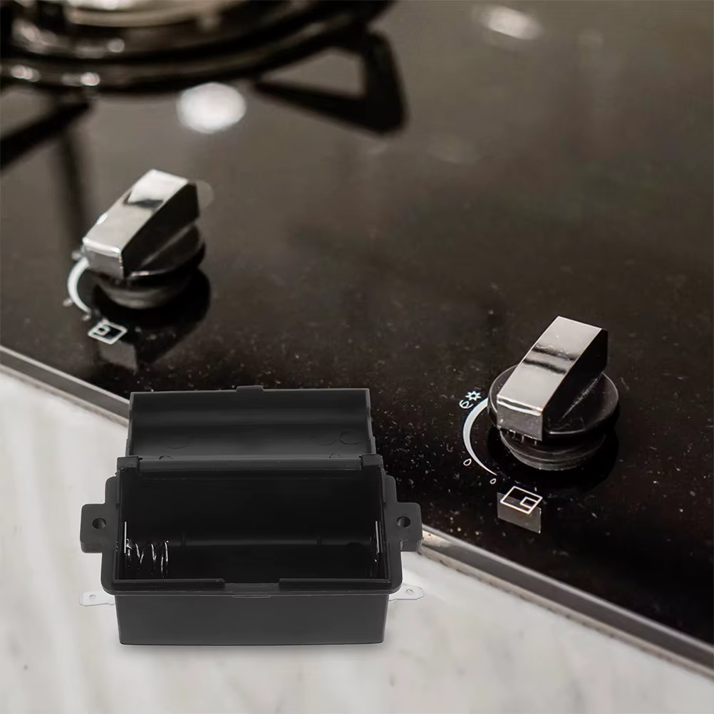 Boîtier de batterie en plastique de remplacement pour plaque de cuisson à gaz, 2 pièces, certifié sécurité, pour cuisinière à gaz encastrée