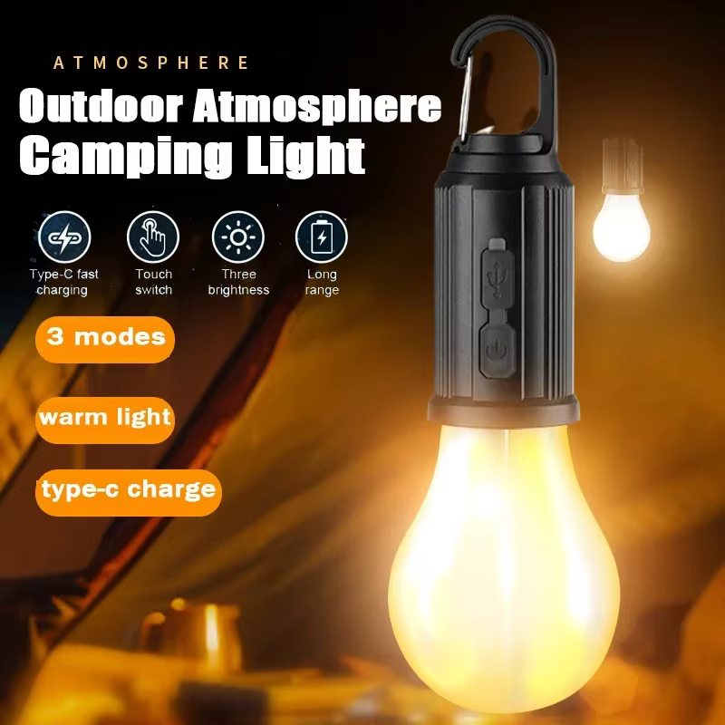 Ampoules LED rechargeables par USB pour l'extérieur