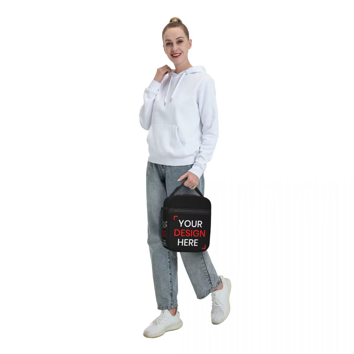 Sac à lunch isotherme étanche avec logo photo personnalisé pour femme, glacière thermique, fourre-tout pour enfants, école, personnalisé, votre conception ici