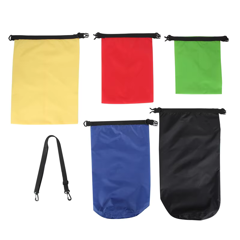 Ensemble de sacs étanches 1B-6 pièces pour kayak, sacs de rangement extérieurs pour canoë, camping, natation, randonnée
