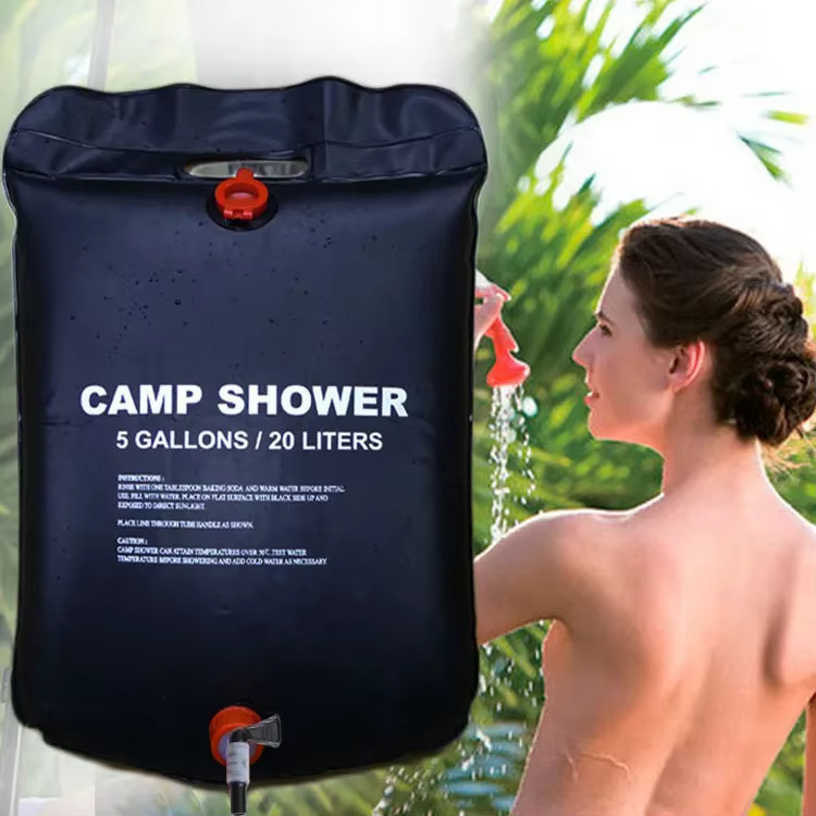 Sac de douche extérieur de grande capacité 20l