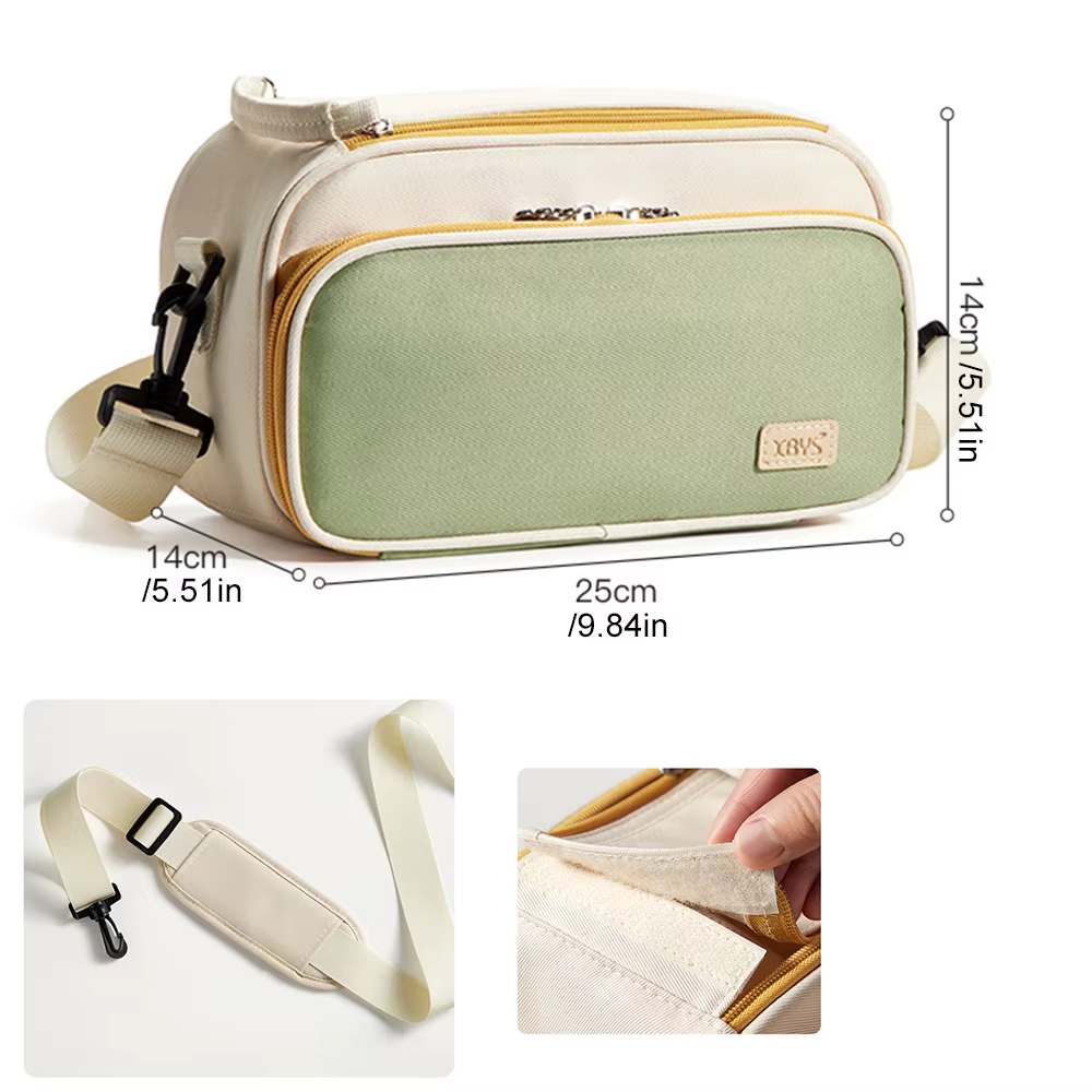 Sac de rangement pour appareil photo avec design bicolore