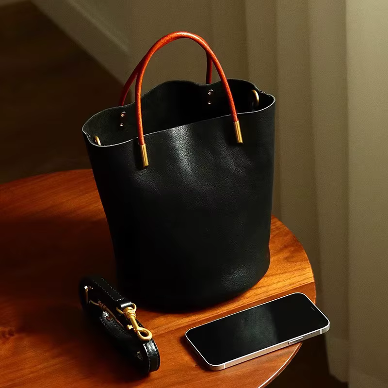 Sac Seau Vert Japonais pour Femme – Sac à Main Tendance en Cuir PU Simple et Polyvalent avec Fermeture Éclair et Accessoires Exquis – Nouvelle Collection
