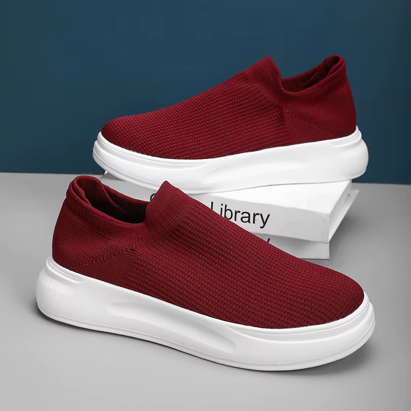 Nouveaux hommes chaussures de sport printemps été maille respirant plat espadrilles décontractées en plein air