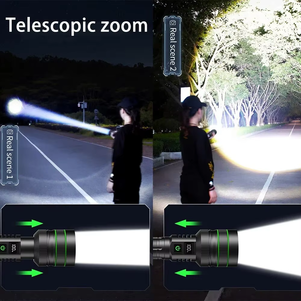 Lampe de poche LED la plus puissante à longue portée