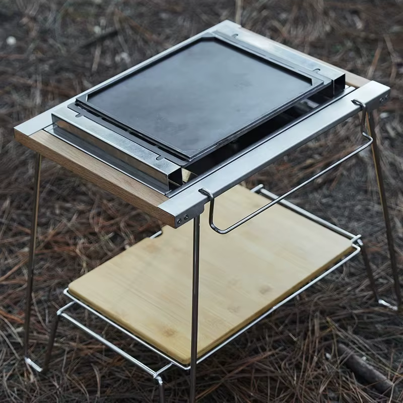 Plateau de cuisson de Camping en plein air