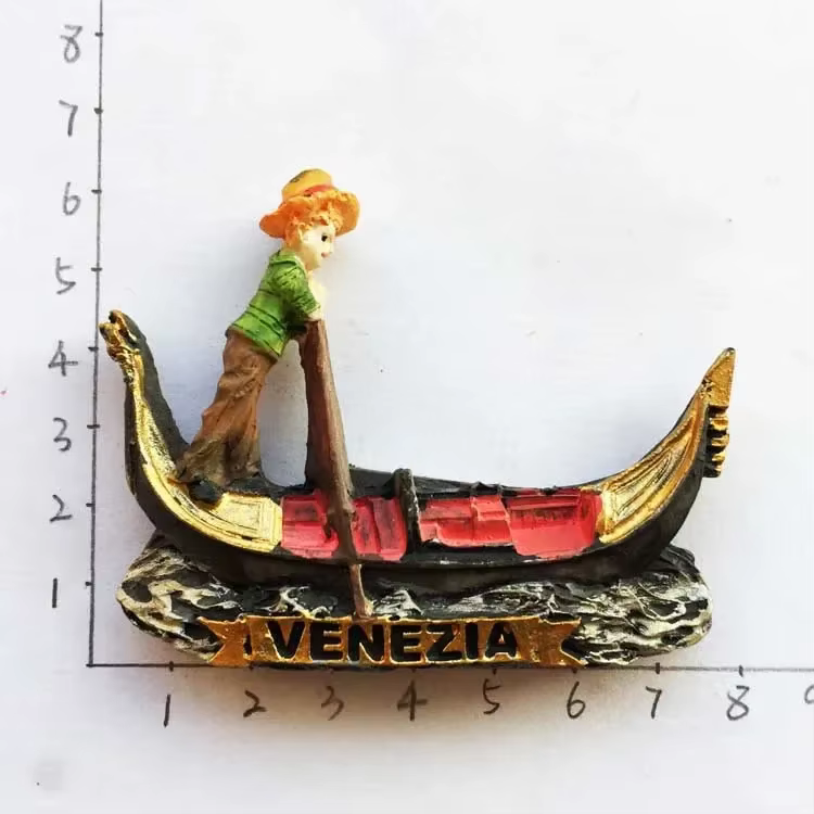 Aimants de réfrigérateur en résine d'italie, Souvenir touristique, Toscana Firenze San Gimignano Siena Venezia, autocollants de réfrigérateur, décoration de maison, cadeaux
