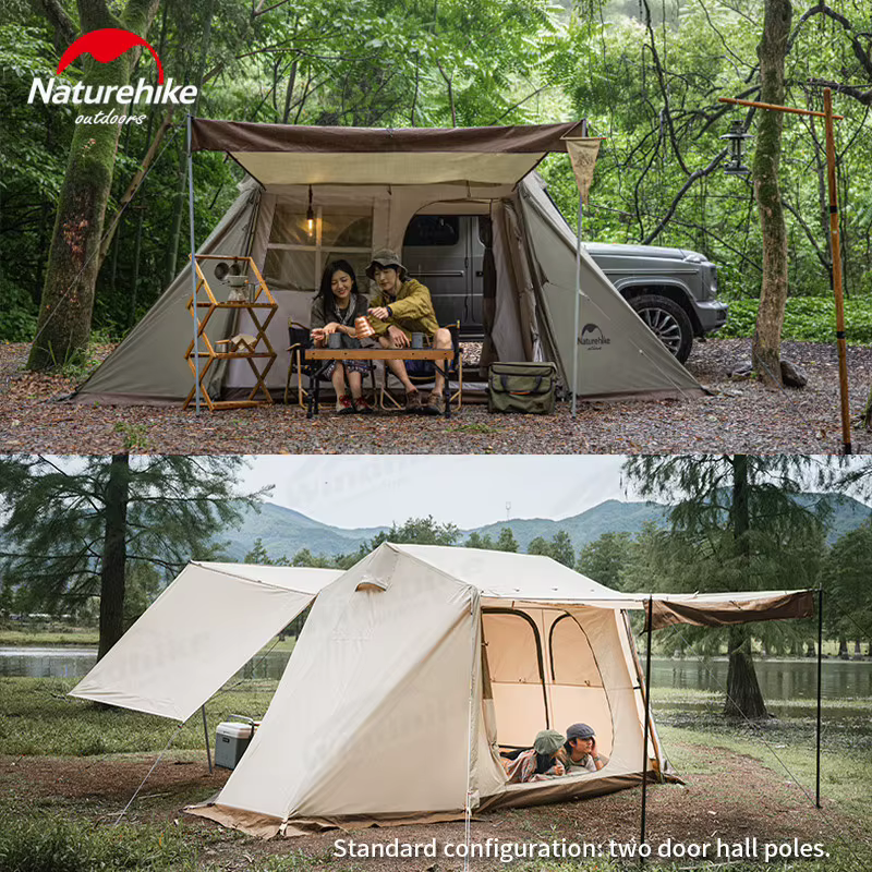 Tente Naturehike Village 5.0 Ridge avec jupe de protection contre la neige