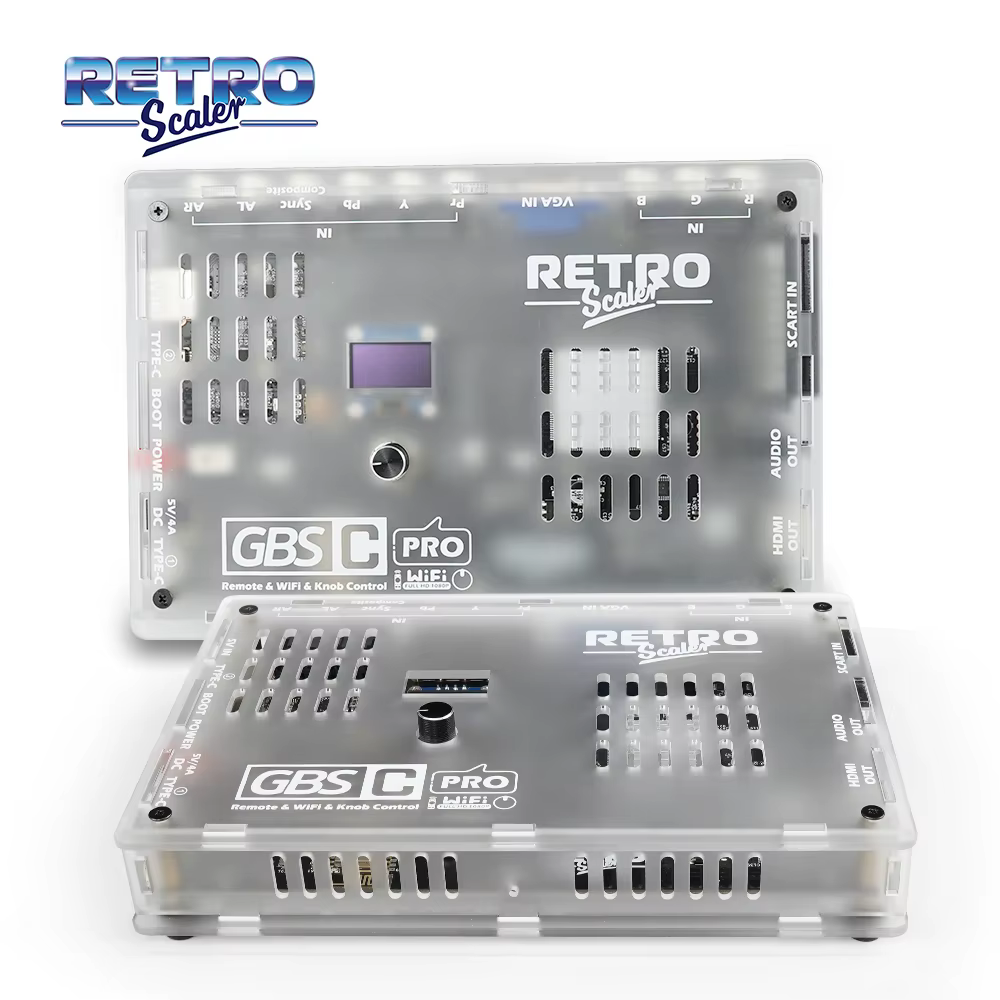 RetroScaler GBSC Pro GBS Contrôle Scart RGBS YPbPr VGA Composite (AV) SV vers HDMI ® Convertisseur vidéo Auido pour consoles de jeux rétro