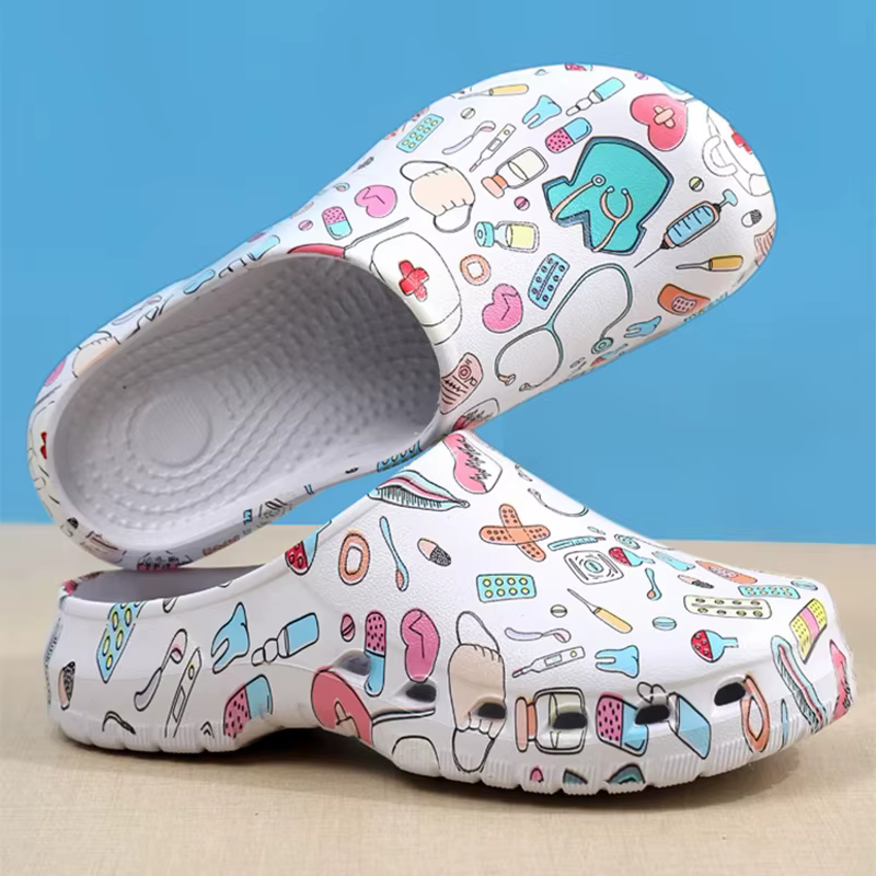 Sabots d'infirmière antidérapants, pantoufles chirurgicales pour médecin d'hôpital, chaussures médicales EVA pour femmes, sabots d'allaitement dentaire, chaussures de Salon de beauté SPA Y07