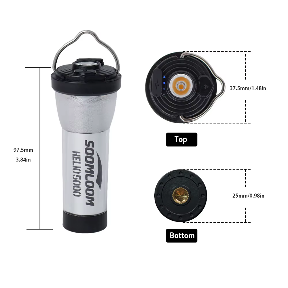 Lanterne de camping Soomloom Helio 5000 - Batterie 5000 mAh