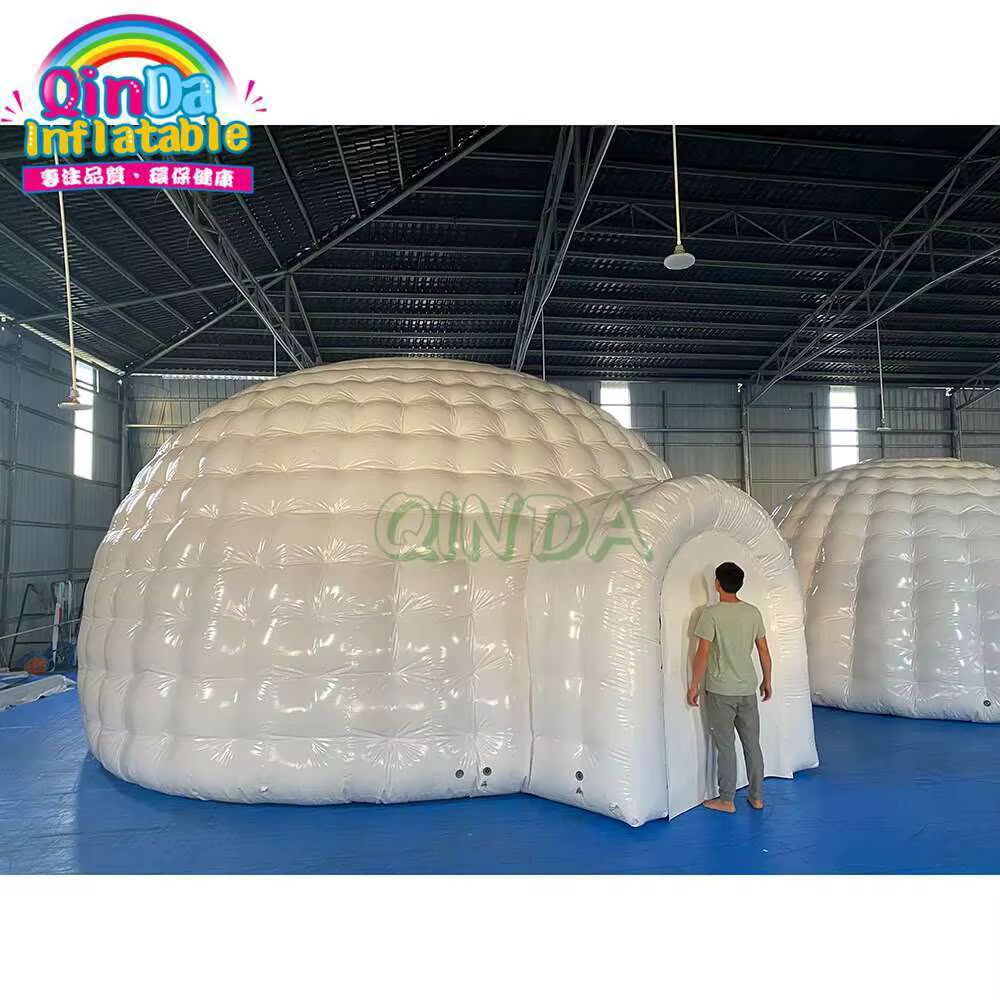 Grande tente gonflable imperméable de dôme d'air de construction