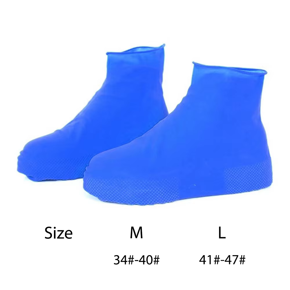 Couvre-chaussures en latex imperméable pour unisexe