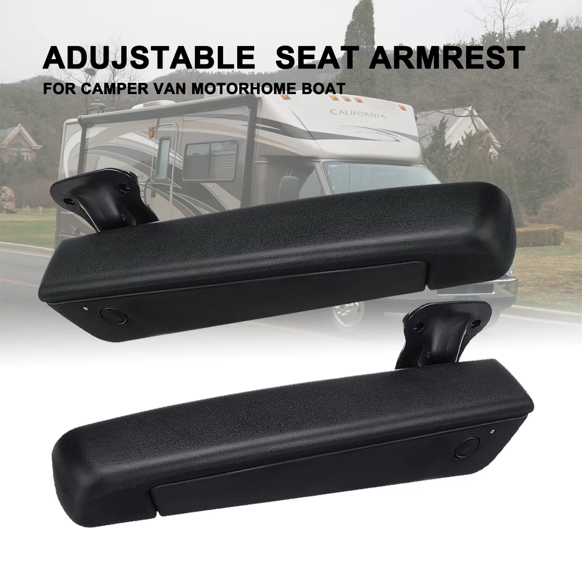 Accoudoir de siège de voiture réglable, support à main confortable pour camping-car, caravane, bateau Hurhome, universel, magasins, côté droit, montres