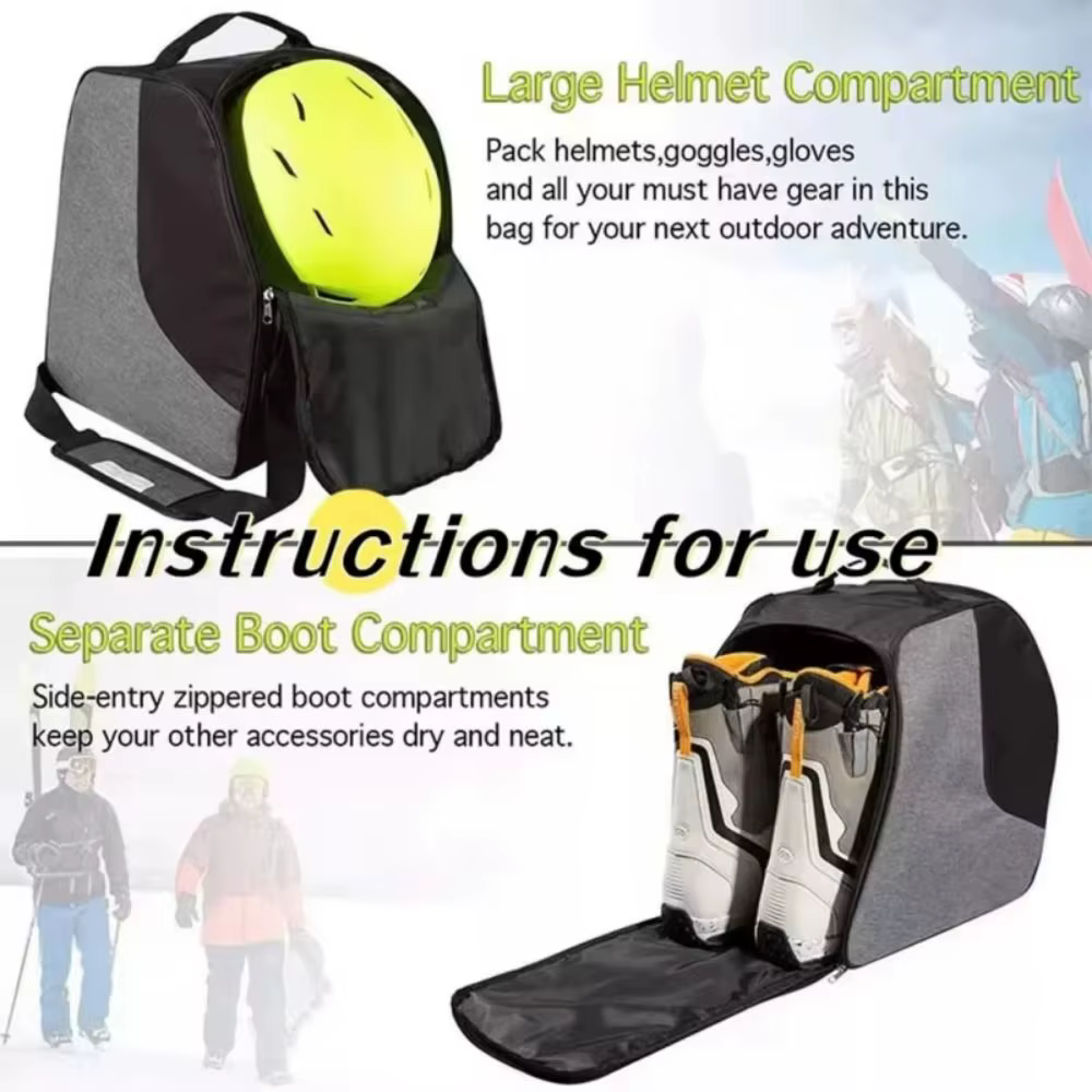 Sac de rangement imperméable pour chaussures de ski