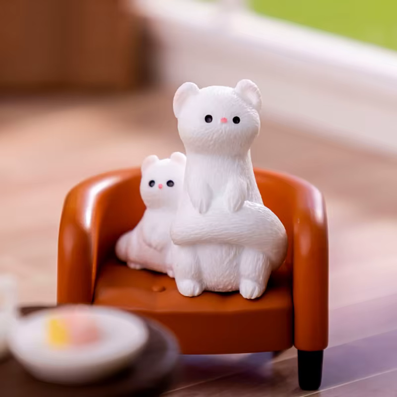Mini figurine de dessin animé mignon pour la décoration de la maison bricolage, mini-figurine d'Auckland Kawaii, accessoires d'ornement, artisanat de bureau, cadeaux pour enfants