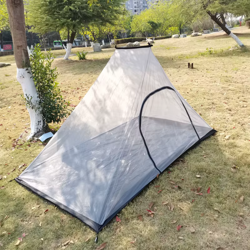 Nouveau Camping moustiquaire tente avec fond simple porte