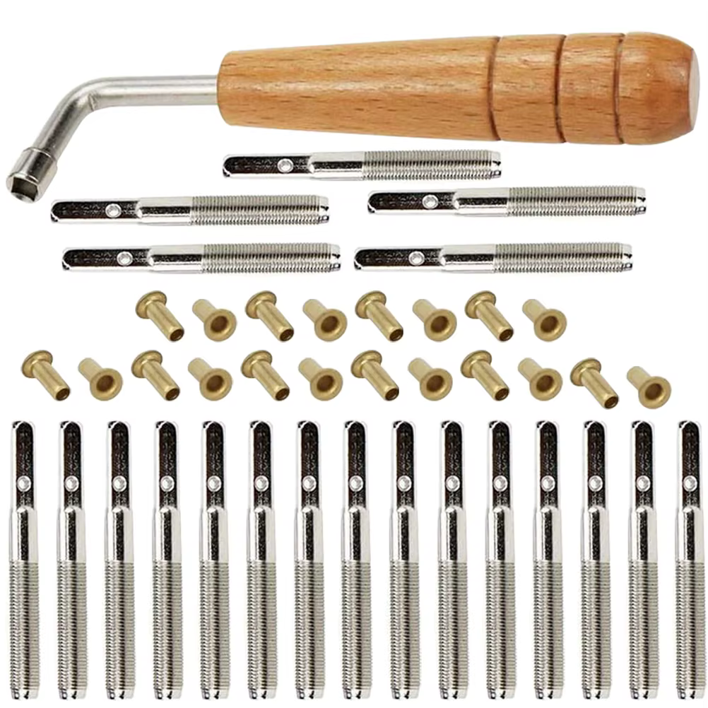 1 ensemble d'accessoires professionnels pour harpe lyre