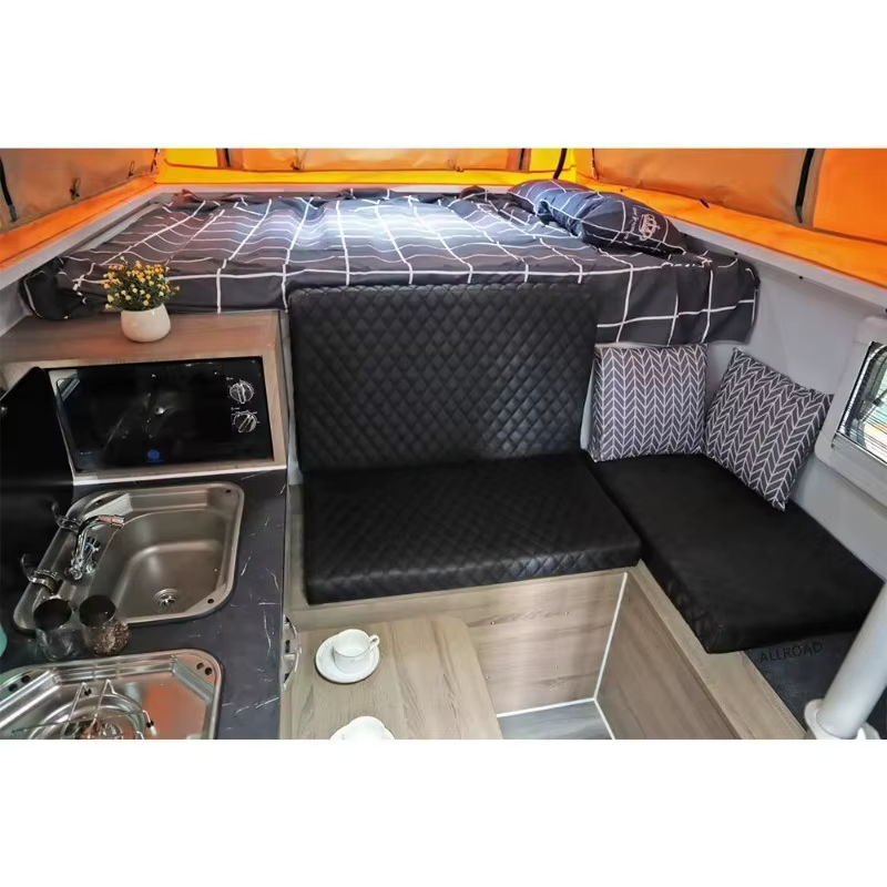 Tente de toit escamotable en aluminium personnalisée pour camions pick-up tout-terrain et remorques de camping d'aventure