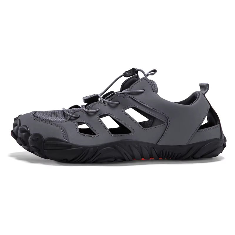 Chaussures aquatiques amphibies à bout large pour hommes - Sandales de randonnée