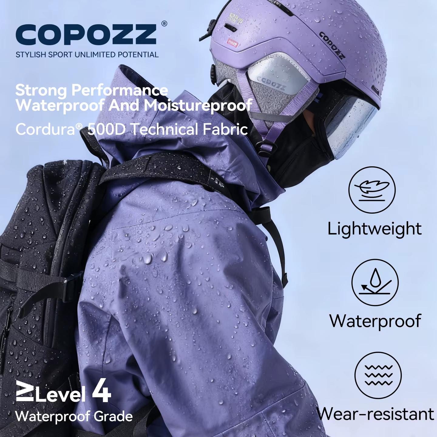 COPOZZ nouveau sac à dos de Ski multifonctionnel grande capacité sac de planche de sport séparation sèche et humide snowboard Camping randonnée sac de neige