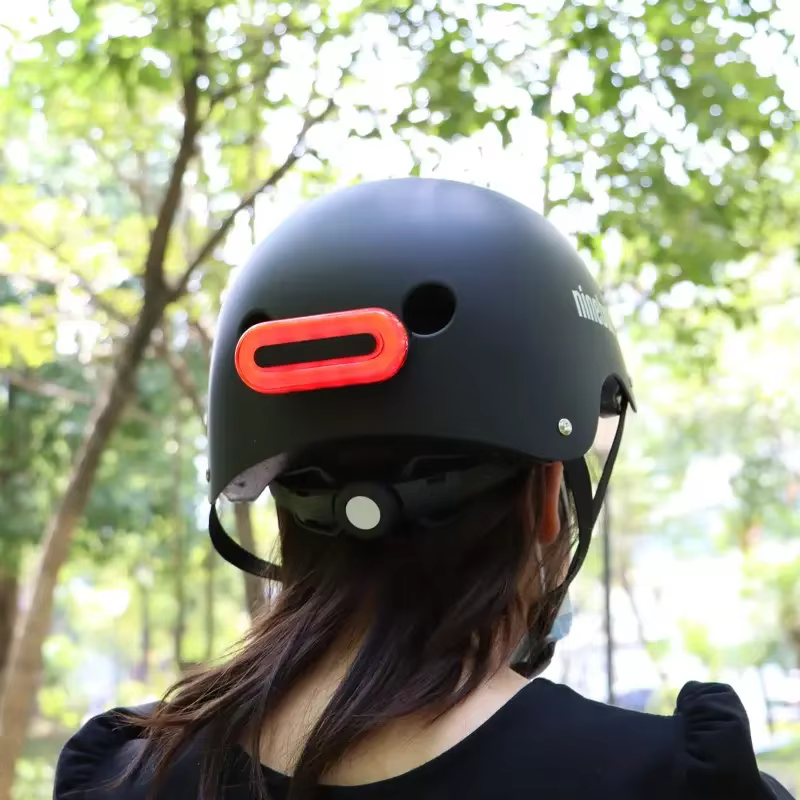 16 perles de lampe casque de vélo lumière LED Rechargeable feu arrière de sécurité