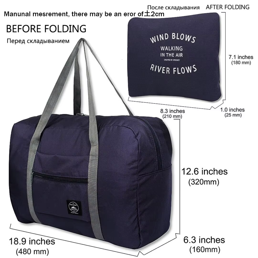 Sac de voyage pliable grande capacité
