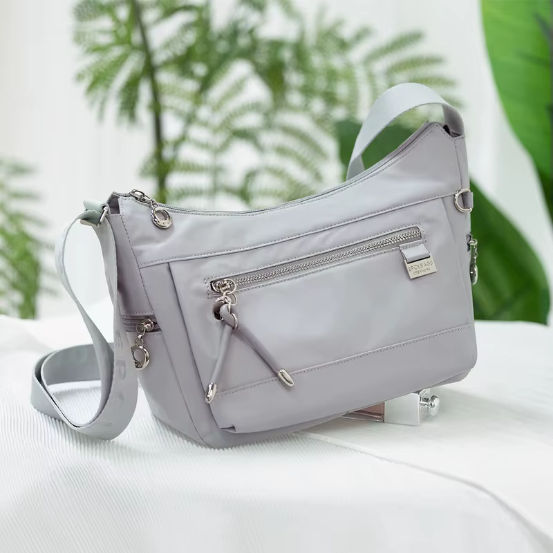 EPOL Sac bandoulière léger et imperméable en nylon pour femme