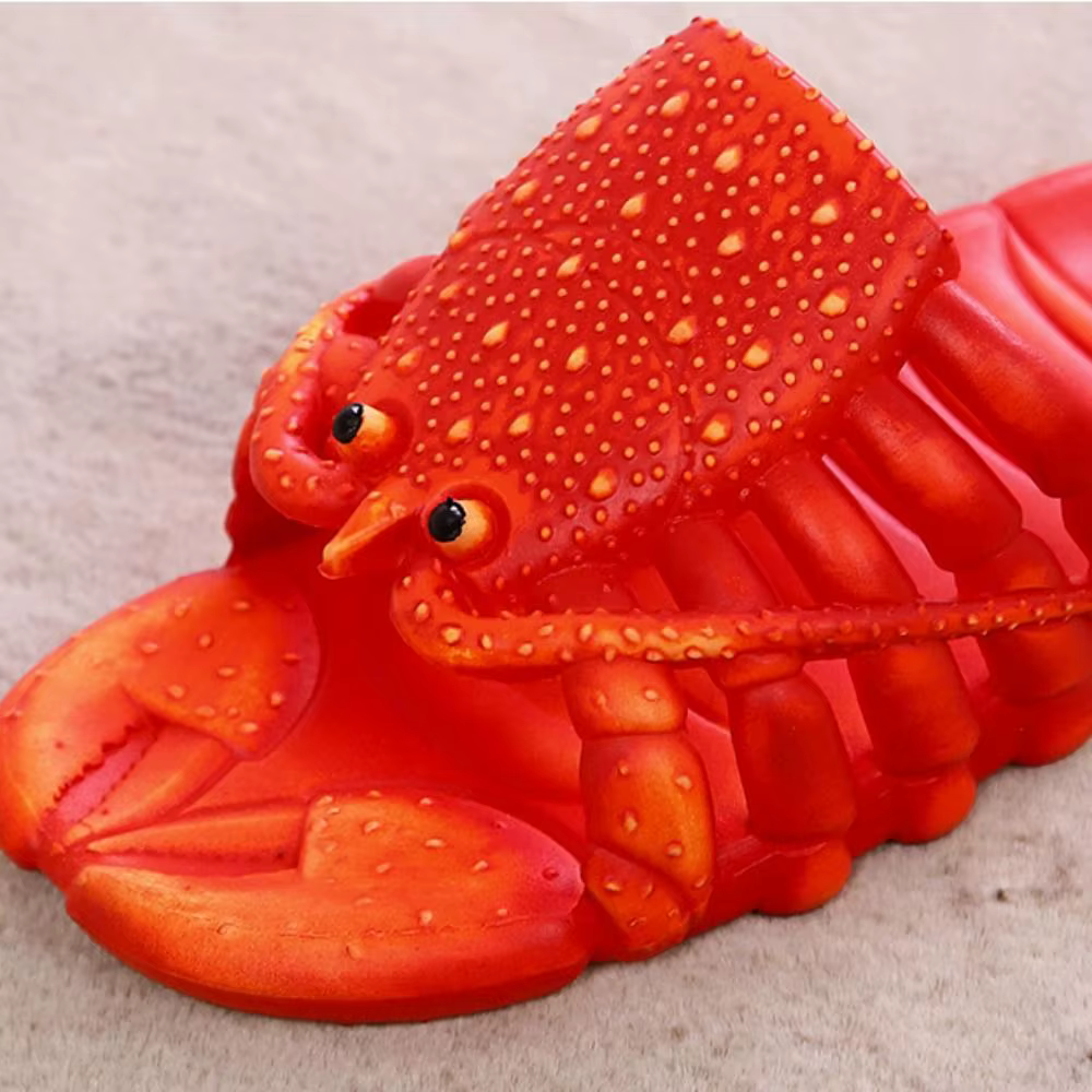 Pantoufles de homard confortables et antidérapantes