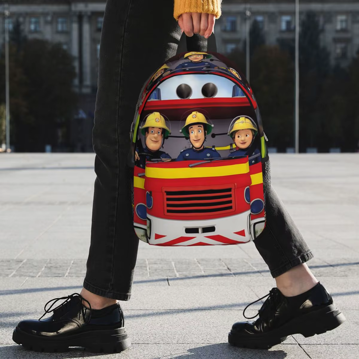 F-Fireman-S s-sam-s dessin animé f-firefighter-s sac à dos offre spéciale sac à dos garçons filles BookBag sacs à bandoulière pour hommes femmes sac d'école