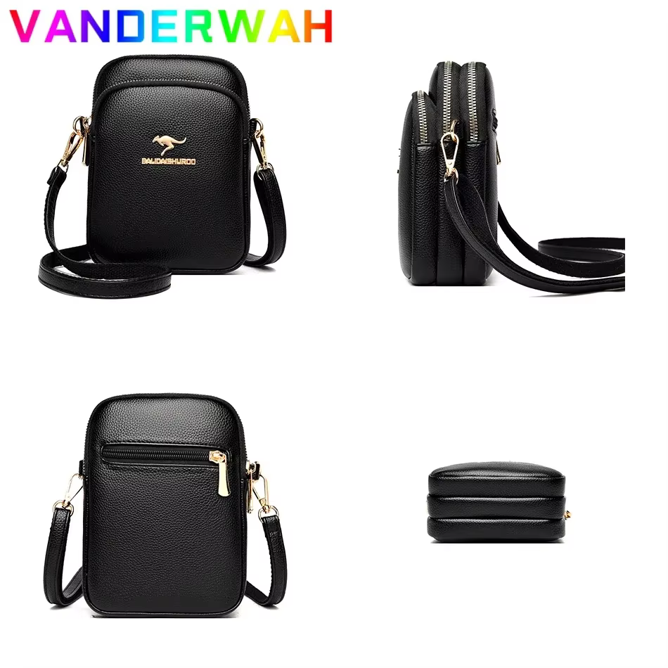 Sac à main en cuir de bonne qualité pour femmes, élégant, à coque, de luxe, de styliste, à bandoulière, sacoches, portefeuille