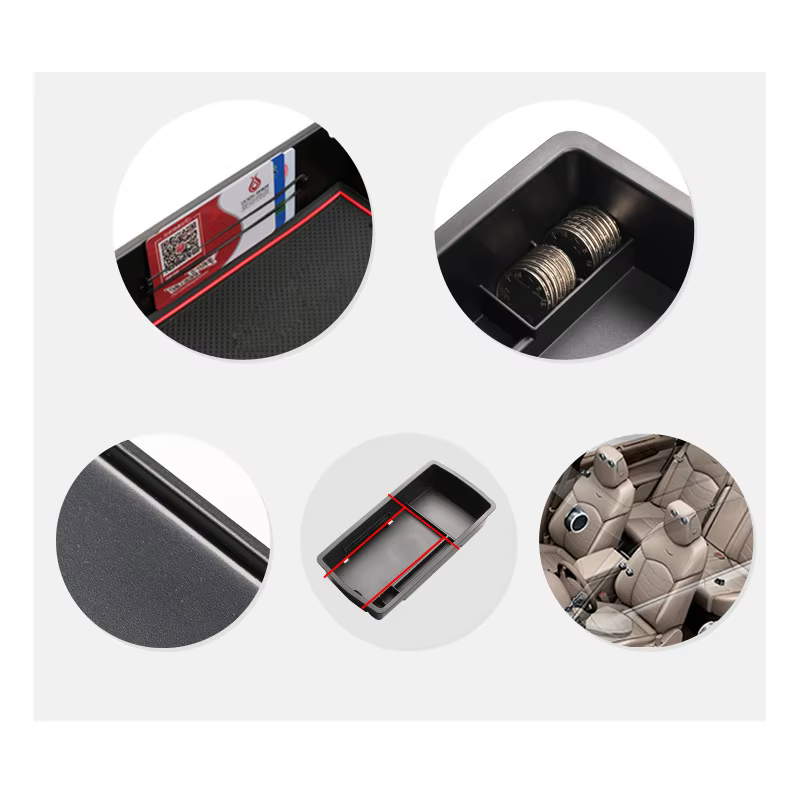Boîte de rangement pour accoudoir de voiture, sac pour Volvo S60, accessoires V60, 2011 ~ 2018, 2015, 2016, 2017