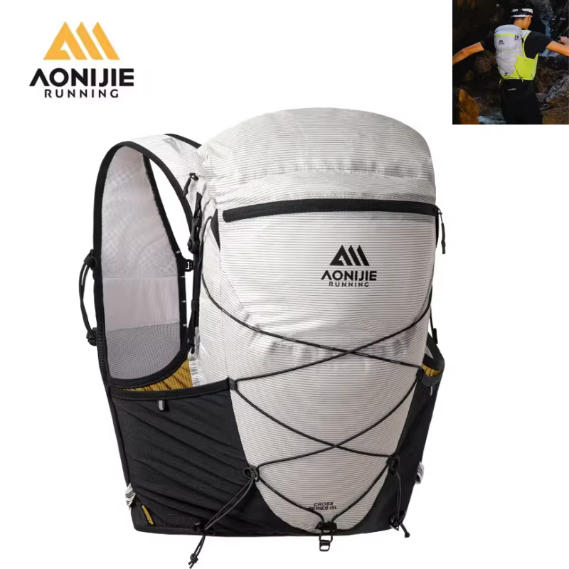 AONIJIE nouveau C9116-15L grande capacité professionnel Trail course sac à dos pour cyclisme en plein air adapté randonnée alpinisme
