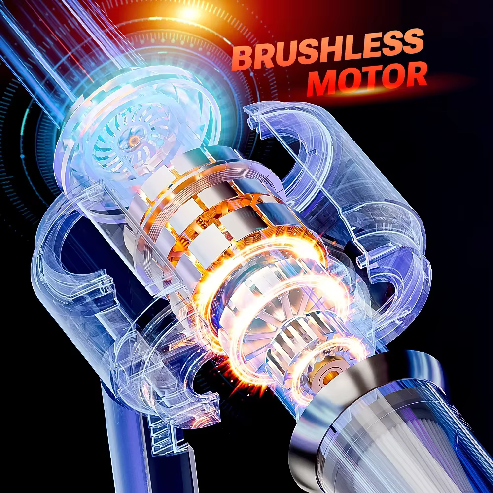 SZUK mini aspirateur le plus vendu, 2025 nouveau aspirateur sans fil  , 985000Pa aspirateur pour voiture puissant,portable aspirateur à main portatif avec dépoussiérage en un clic et brosses multifonc