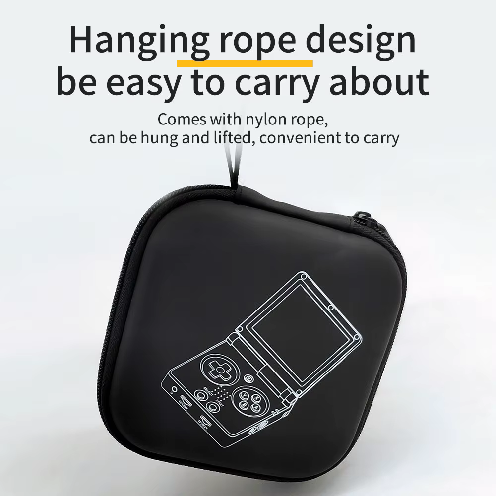 Sac de rangement souple pour console de jeu ANBERNIC RG35XX SP, sac de protection rétro pour console portable, support de rangement étanche, sac à main rigide