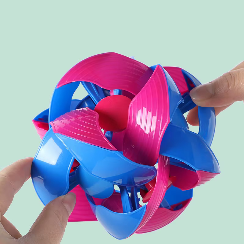1 pièces amusant couleur changeante balle jouet lancer à la main sensoriel décompression accessoire pour enfants adultes cadeau Double couleur magique balle jouet