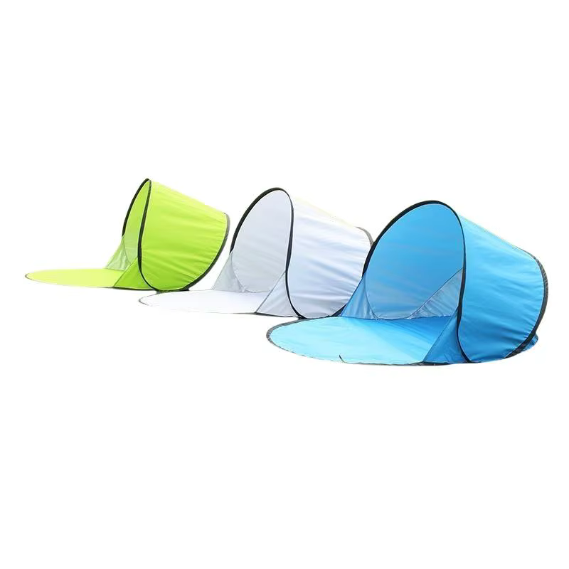 Tente de plage anti-UV avec revêtement argenté