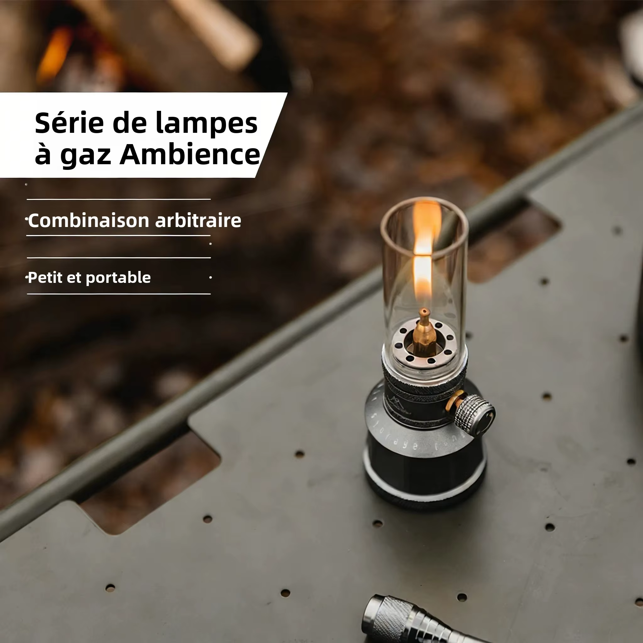 MOUNTAINHIKER Ensemble de lampes à gaz d'extérieur
