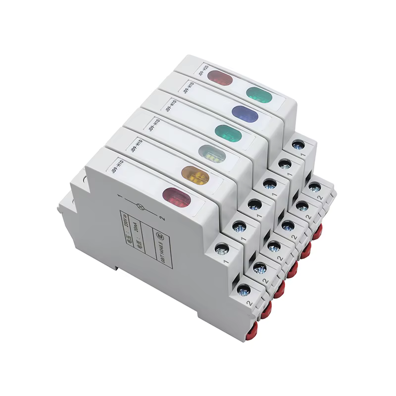 Voyant sur rail DIN, lampe modulaire