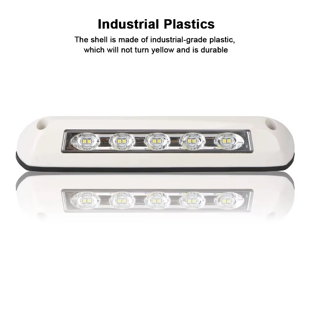 Lumière d'auvent LED pour remorque de Van RV, porche extérieur étanche 12V/24V et applique murale intérieure pour caravane et camping-car
