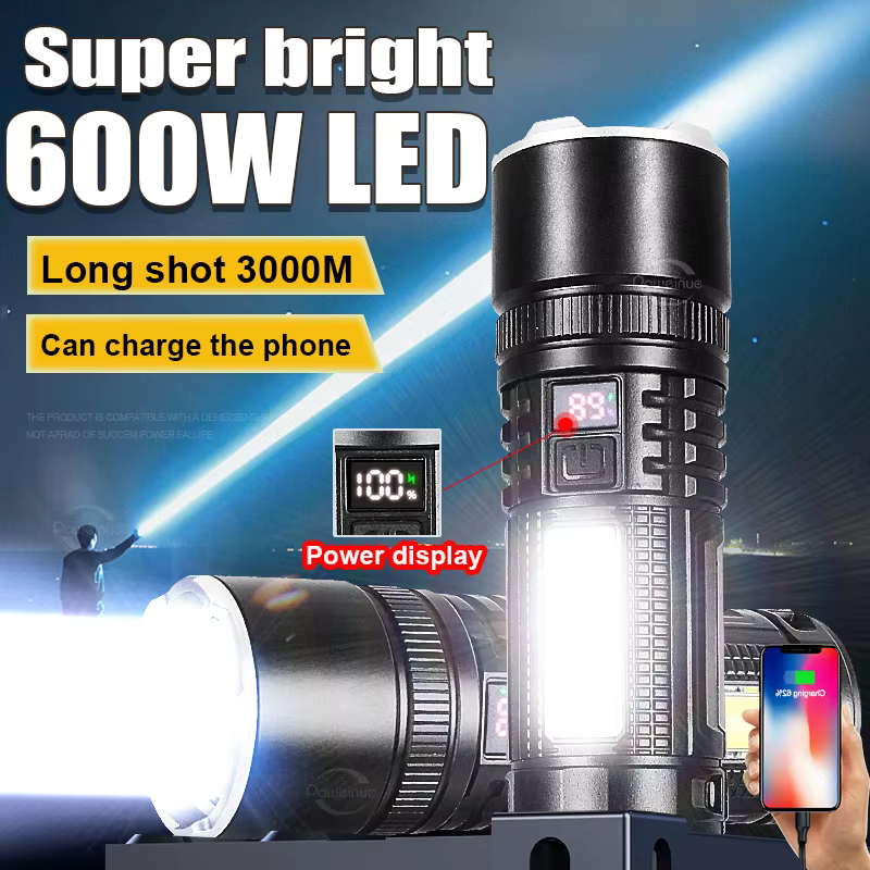 Lampe de poche LED la plus puissante 9000LM