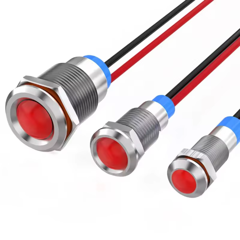 Indicateur lumineux LED en métal étanche