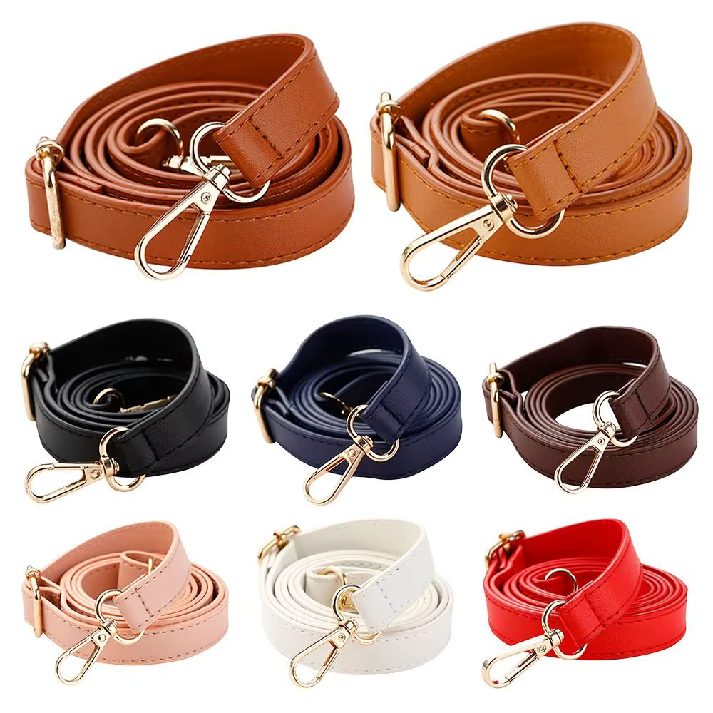 1 pièce Sangle de remplacement pour sac en cuir PU tendance, 130 cm, réglable, pour sac à bandoulière, ceinture de sac à main, accessoires de sac