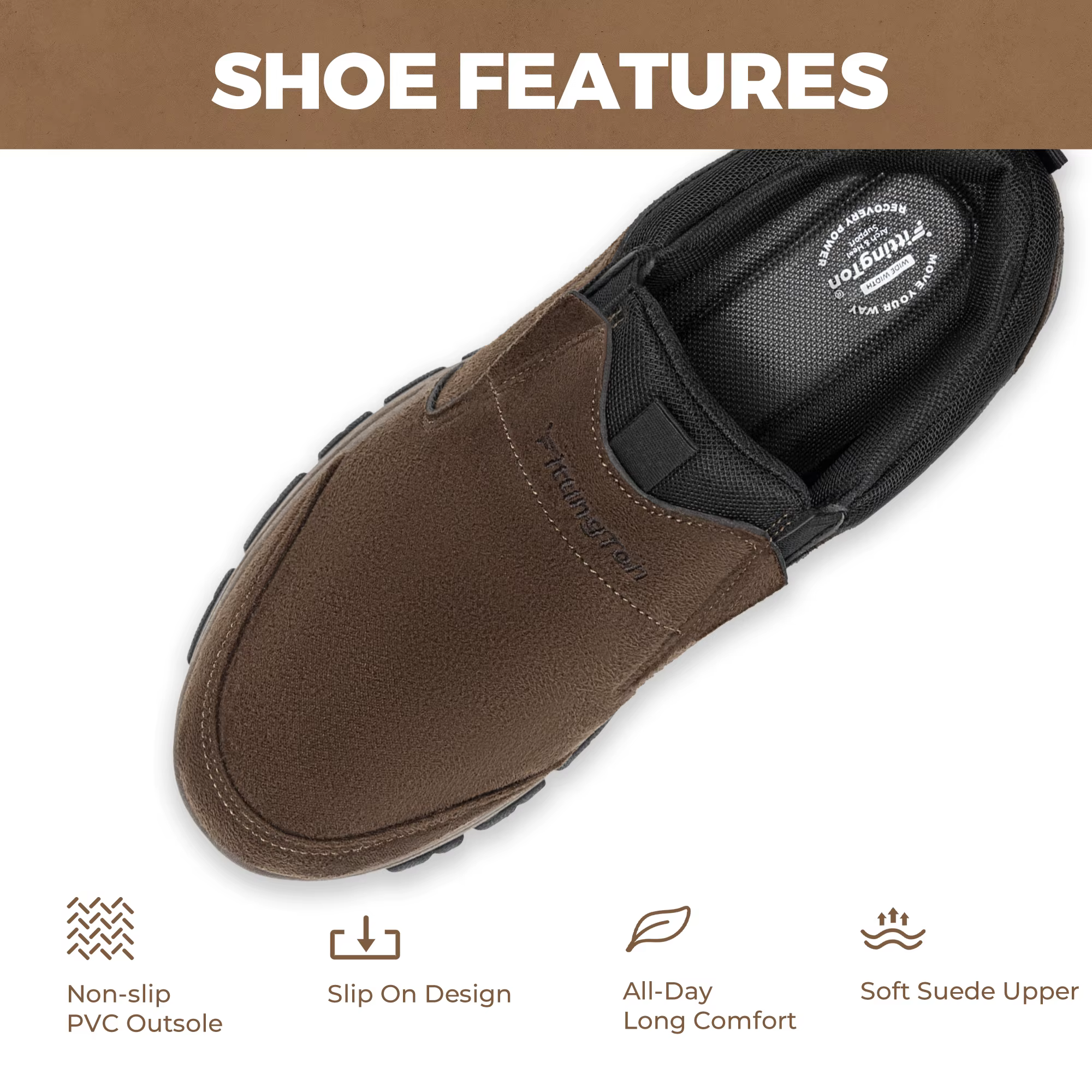 Chaussures à enfiler pour hommes