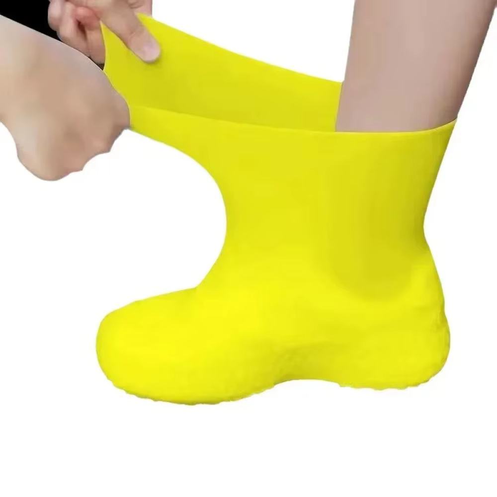 1 Paire de Couvre-Chaussures Imperméables en Latex