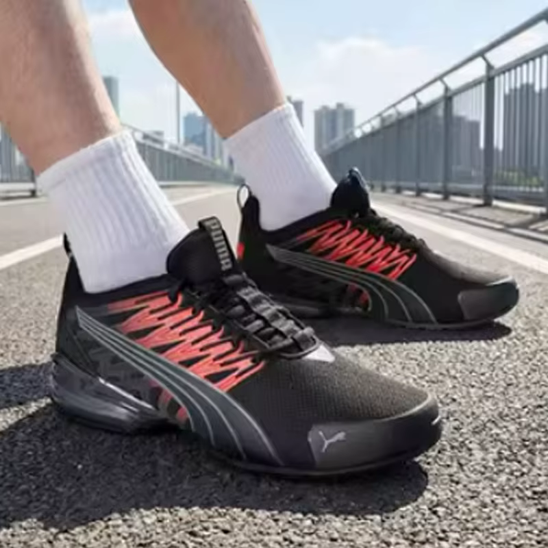Puma Men Mid Top Running Shoes Chaussures de course confortables, légères, respirantes et antidérapantes 379601-39