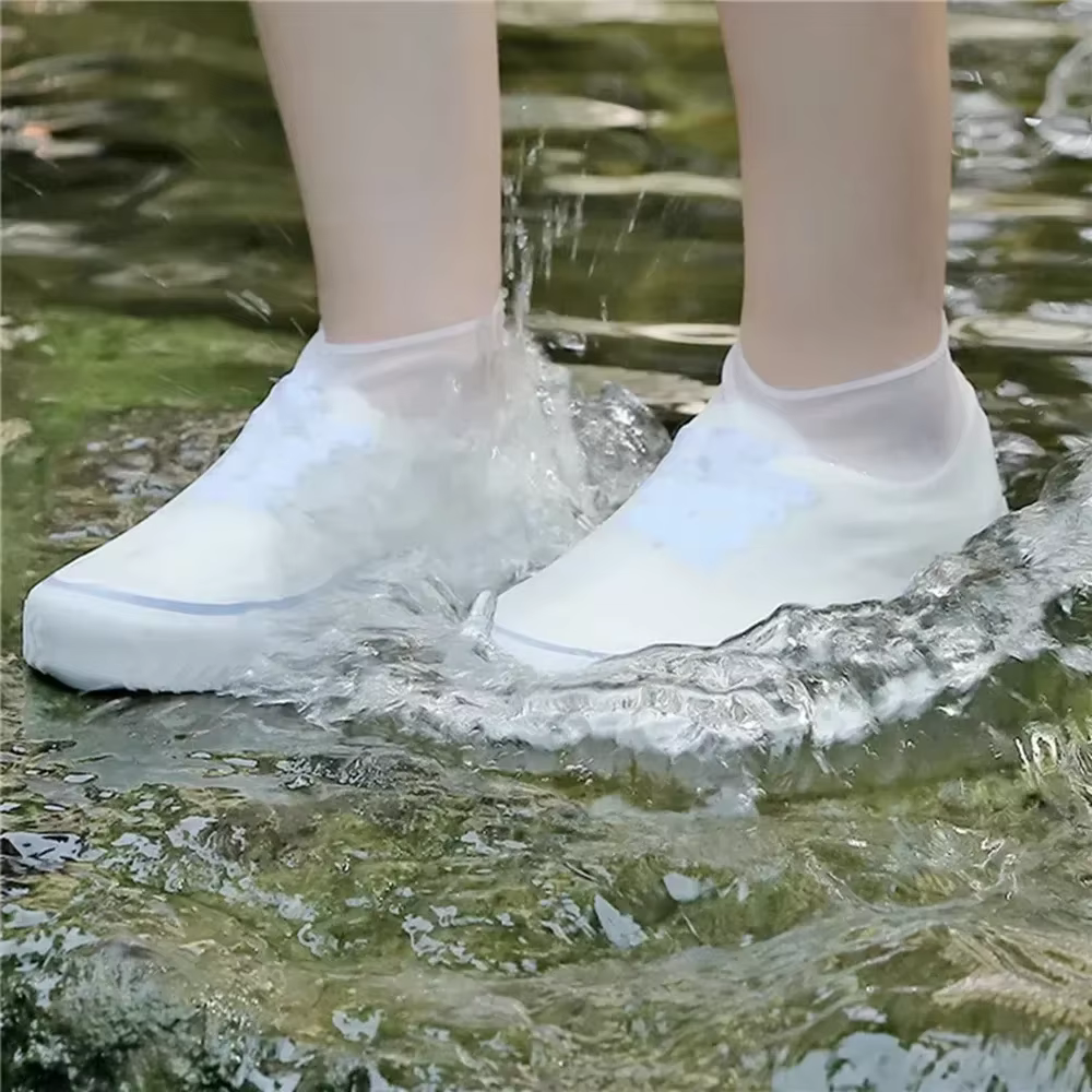 Couvre-chaussures de pluie imperméables réutilisables – Couvre-chaussures antidérapants pour hommes et femmes, pêche en plein air, trajet et usage domestique, jardin domestique