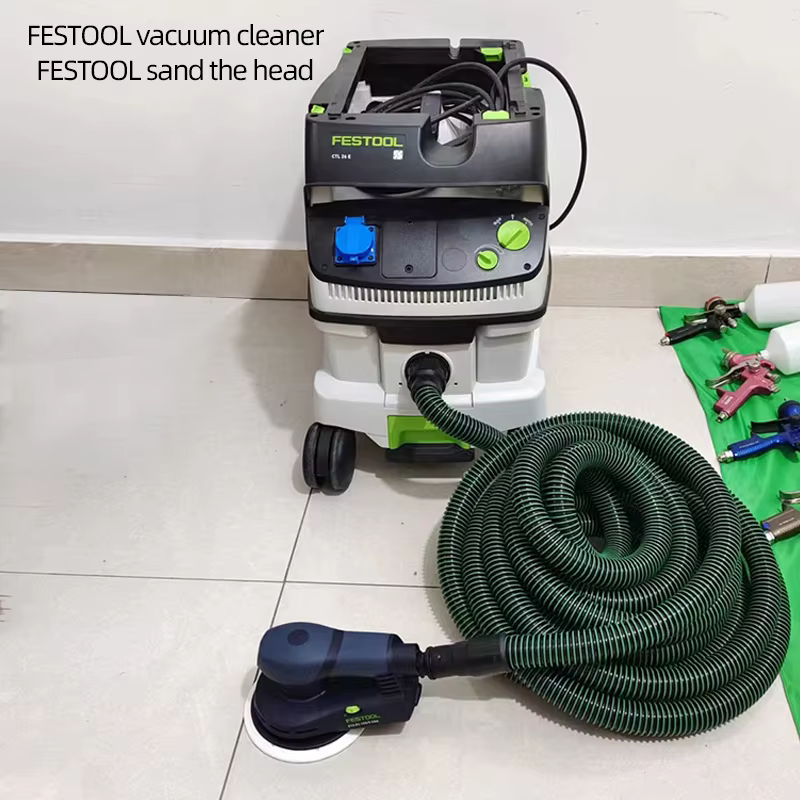 Tuyau de 10 m pour aspirateur Festool Mirka, seau à poussière, tuyau en plastique, tube d'aspiration pour outils électriques et machines à poncer